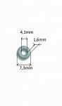 Oring    4,10 mm x 1,60 mm NBR - 2