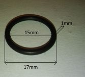 Oring  15,00 mm x 1,00 mm - 3