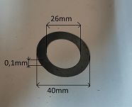 Podkładka dystansowa 26,0 x 40,0 x 0,10 Żuk, Nysa - 2