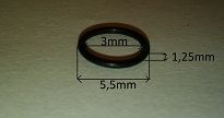 Oring    3,00 mm x 1,25 mm - 2