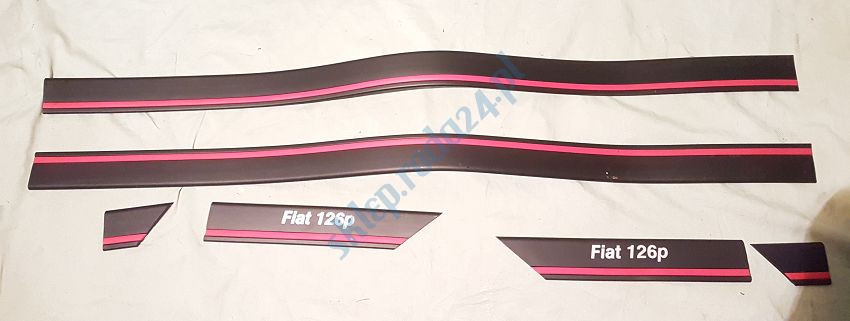 Listwy ozdobne Fiat 126p kpl.