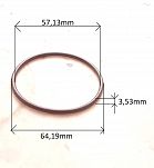 Oring  57,13 mm x 3,53 mm NBR - 2
