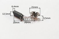 Szczotka   6,4 x 12,5 x 20,0 węglowa B4-32, AEG - 2