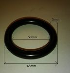 Oring  58,00 mm x 5,00 mm - 2