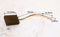 Szczotka   6,1 x 16,0 x 21,5 węglowa 810a - 2