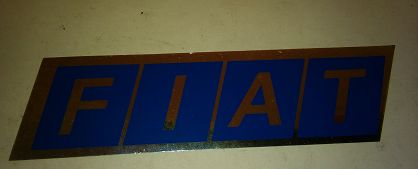 Nalepka  "Fiat" 126p