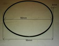 Oring  90,00 mm x 3,00 mm NBR - 2