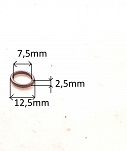 Oring    7,50 mm x 2,50 mm - 2