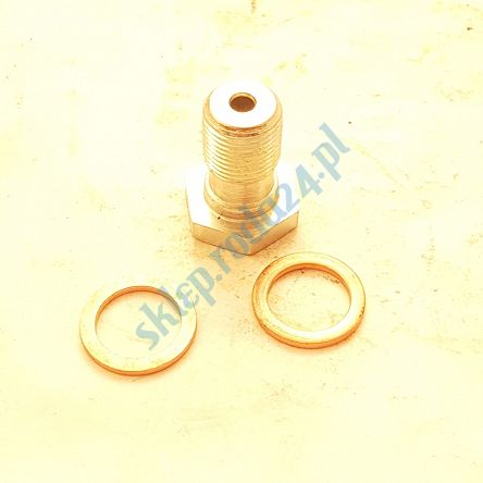 Śruba hamulca M12x1x24x12 z dziurą