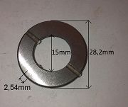 Podkładka sworznia zwrotnicy 2,54 mm 126p  - 2