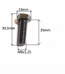 Śruba M   8x   25 sześciokąt 8,8 FSO, PN FSO - 2
