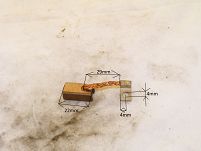 Szczotka   8,0 x 12,0 x 22,0 miedziana PLSX-3 - 2