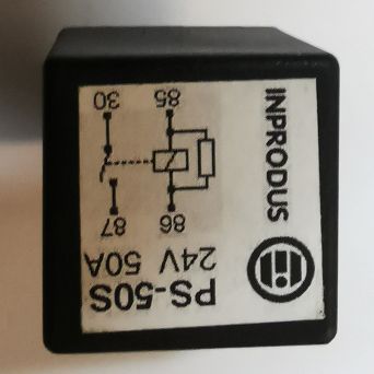 Przekaźnik PS - 50S 24V świateł Star, Man Inprodus