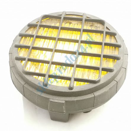 Halogen okrągły z kratką pomarańc. 159 x 64 Wesem