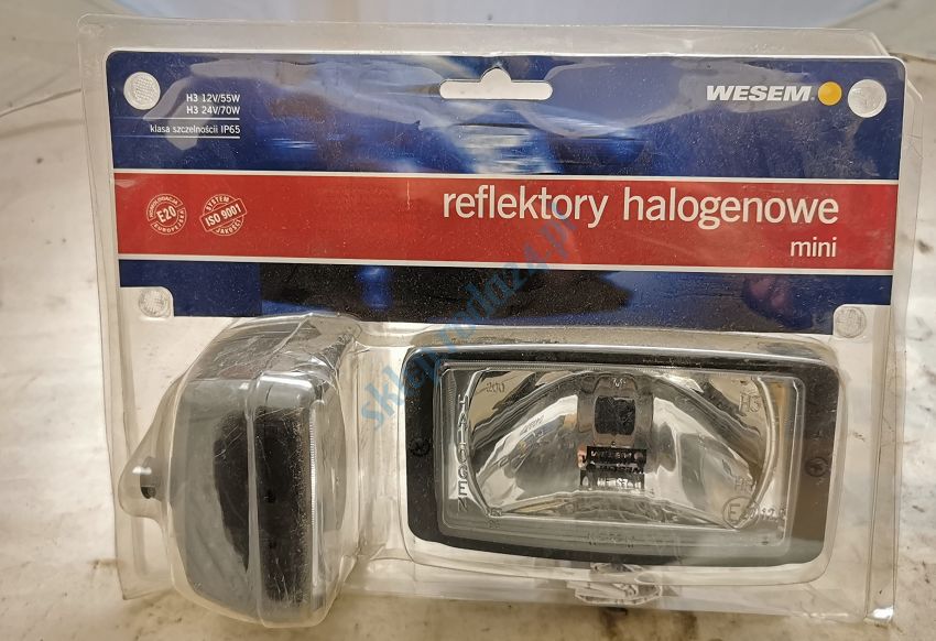 Halogeny prostokątne drogowe 138 x 78 kpl. Wesem