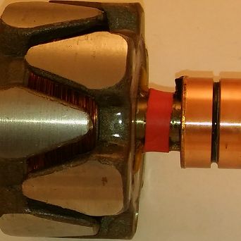 Wirnik alternatora 126p z łożyskiem Elmot