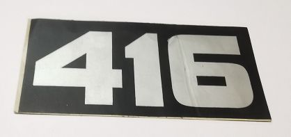 Nalepka "416" Jelcz 126 x 60 mm