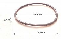 Oring 316,87 mm x 6,99 mm NBR - 2