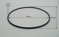 Oring  80,00 mm x 1,50 mm - 2