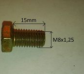 Śruba M   8x   15 sześciokąt 8.8 126p - 2