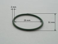 Oring  29,00 mm x 2,00 mm FPM - 2