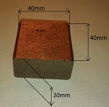 Szczotka  40,0 x 20,0 x 40,0 miedziano-węglowa - 2