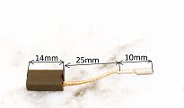 Szczotka   5,0 x 8,0 x 14,0 węglowa 802a - 2