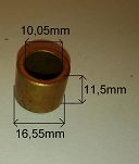 Tulejka rozr. 10,05 mm x 16,55 mm x 11,50 mm AS - 2