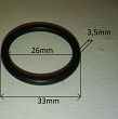 Oring  26,00 mm x 3,50 mm - 2