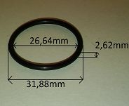 Oring  26,64 mm x 2,62 mm NBR - 2