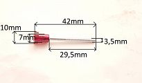 Spinka   13K wkręt  lampy tył 126p, kier. FSO cz. - 2