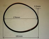 Oring 176,00 mm x 2,50 mm - 2