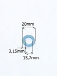 Oring  13,70 mm x 3,15 mm zielony - 2