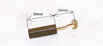 Szczotka   5,0 x 6,0 x 20,0 węglowa 982/2 - 2