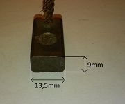 Szczotka   9,0 x 13,5 x 25,5 miedziana Żuk, Fergus - 4