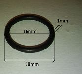 Oring  16,00 mm x 1,00 mm - 2