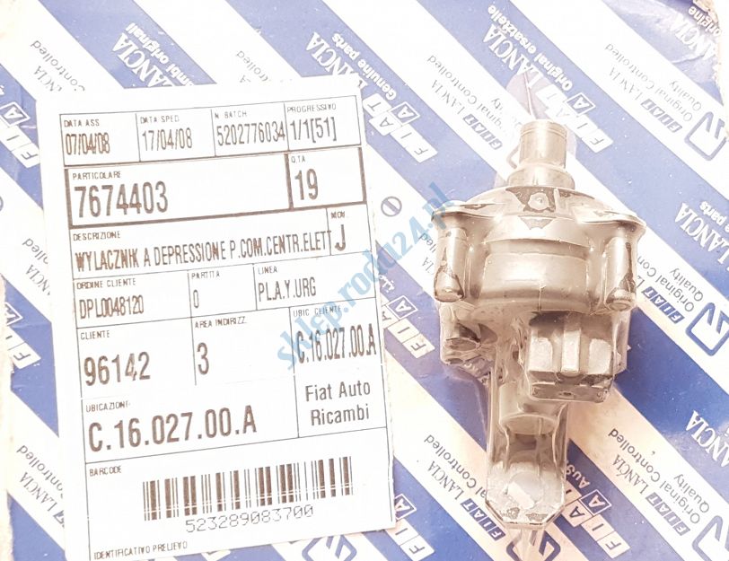 Czujnik ciśnienia bezwzględnego 126p EL, CC 700