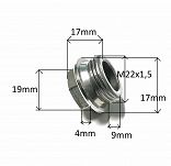 Korek spustu oleju M22 x 1,5 L = 9,0mm Żuk, Nysa - 2