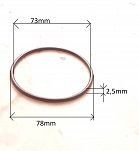 Oring  73,00 mm x 2,50 mm NBR - 2