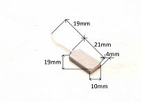 Szczotka   4,0 x 10,0 x 19,0 / 21,0 głowica CNC - 2