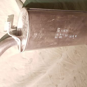 Tłumik Felicia 1.9D końcowy Izawit