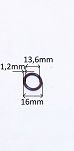 Oring  13,60 mm x 1,20 mm - 2