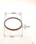 Oring  37,00 mm x 3,50 mm Fiat - 2