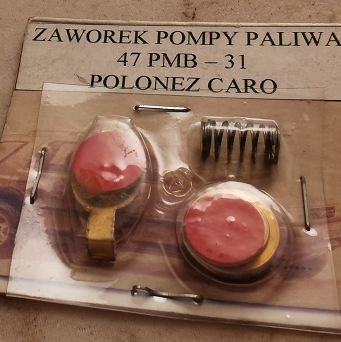 Zawór pompy paliwa 47 PMB - 31 PN Caro