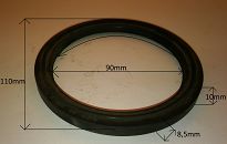Simmering   90 x 110 x 8,5 / 10 AO VMQ Corteco - 2
