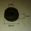 Guma montażowa  7 mm x 18 mm x 7 mm 126p, FSO, PN - 2