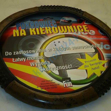Pokrowiec na kierownice drewno A 126p