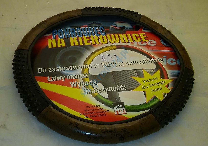 Pokrowiec na kierownice drewno A 126p