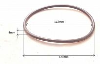 Oring 112,00 mm x 4,00 mm VMQ - 2