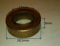 Tulejka wspornika wałka sprzęgłowego mosiądz 126p - 2